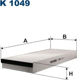 Filtron K1049 - Фильтр воздуха в салоне parts5.com