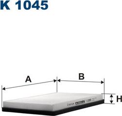 Filtron K1045 - Фильтр воздуха в салоне parts5.com