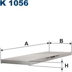 Filtron K1056 - Фильтр воздуха в салоне parts5.com