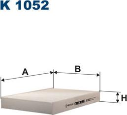 Filtron K1052 - Filter, interior air parts5.com