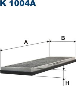 Filtron K1004A - Фильтр воздуха в салоне parts5.com