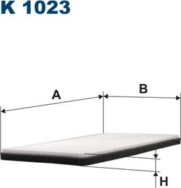 Filtron K1023 - Фильтр воздуха в салоне parts5.com