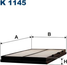 Filtron K1145 - Фильтр воздуха в салоне parts5.com