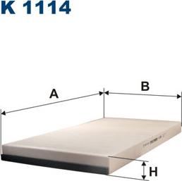 Filtron K1114 - Фильтр воздуха в салоне parts5.com