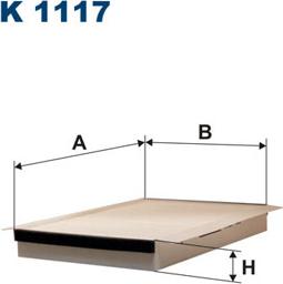 Filtron K1117 - Фильтр воздуха в салоне parts5.com