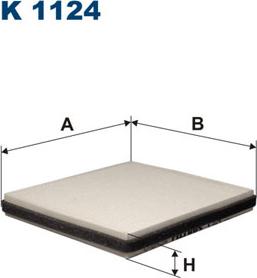 Filtron K1124 - Фильтр воздуха в салоне parts5.com