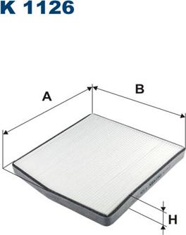 Filtron K1126 - Фильтр воздуха в салоне parts5.com