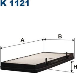 Filtron K1121 - Фильтр воздуха в салоне parts5.com