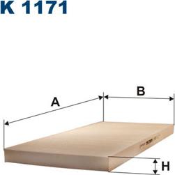 Filtron K1171 - Фильтр воздуха в салоне parts5.com