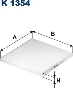 Filtron K1354 - Фильтр воздуха в салоне parts5.com