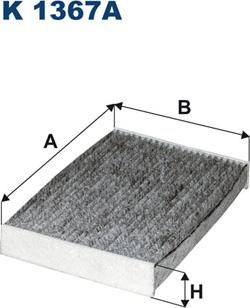 Filtron K1367A - Filter, interior air parts5.com