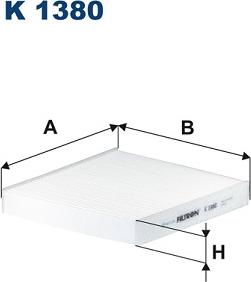 Filtron K1380 - Фильтр воздуха в салоне parts5.com