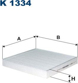 Filtron K1334 - Фильтр воздуха в салоне parts5.com