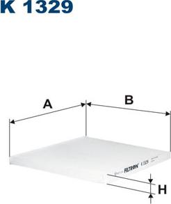 Filtron K1329 - Фильтр воздуха в салоне parts5.com