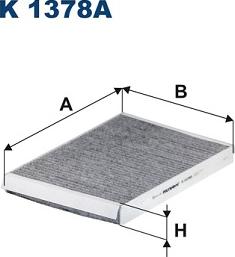 Filtron K1378A - Фильтр воздуха в салоне parts5.com