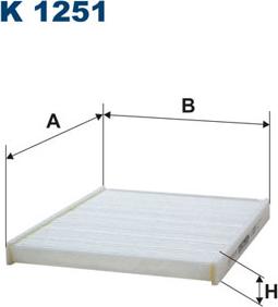 Filtron K1251 - Фильтр воздуха в салоне parts5.com