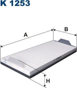 Filtron K1253 - Фильтр воздуха в салоне parts5.com