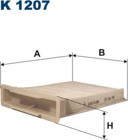 Filtron K1207 - Фильтр воздуха в салоне parts5.com