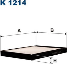 Filtron K1214 - Фильтр воздуха в салоне parts5.com