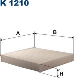 Filtron K1210 - Фильтр воздуха в салоне parts5.com