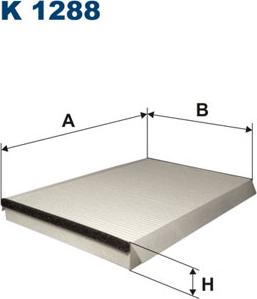 Filtron K1288 - Фильтр воздуха в салоне parts5.com