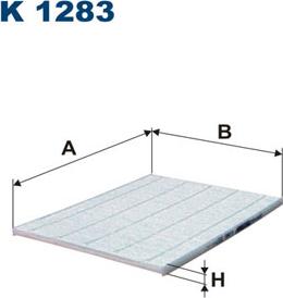 Filtron K1283 - Фильтр воздуха в салоне parts5.com