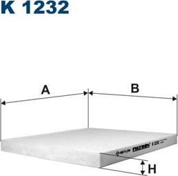 Filtron K1232 - Фильтр воздуха в салоне parts5.com