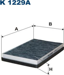 Filtron K1229A - Фильтр воздуха в салоне parts5.com