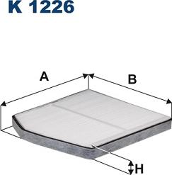 Filtron K1226 - Фильтр воздуха в салоне parts5.com