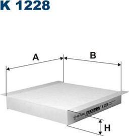 Filtron K1228 - Фильтр воздуха в салоне parts5.com