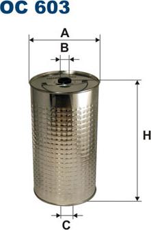 Filtron OC603 - Масляный фильтр parts5.com