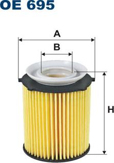 Filtron OE695 - Масляный фильтр parts5.com