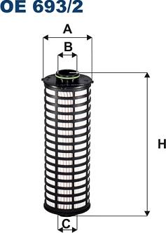 Filtron OE 693/2 - Масляный фильтр parts5.com