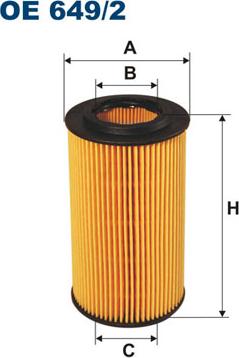 Filtron OE649/2 - Масляный фильтр parts5.com