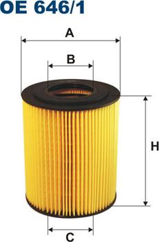 Filtron OE646/1 - Масляный фильтр parts5.com