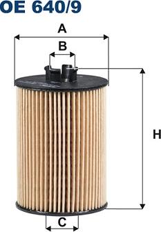 Filtron OE640/9 - Масляный фильтр parts5.com