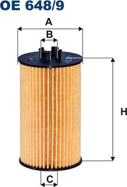 Filtron OE648/9 - Масляный фильтр parts5.com