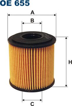 Filtron OE655 - Oil Filter parts5.com