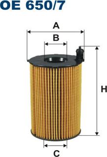 Filtron OE650/7 - Масляный фильтр parts5.com