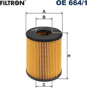 Filtron OE 664/1 - Масляный фильтр parts5.com