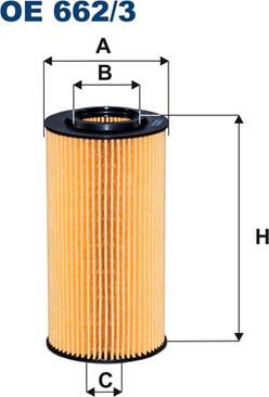 Filtron OE662/3 - Масляный фильтр parts5.com