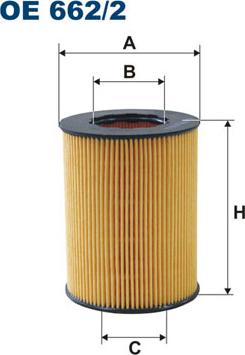 Filtron OE662/2 - Масляный фильтр parts5.com