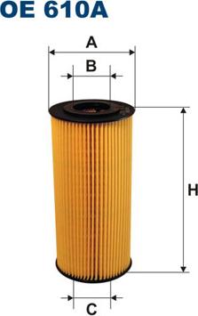 Filtron OE610A - Масляный фильтр parts5.com