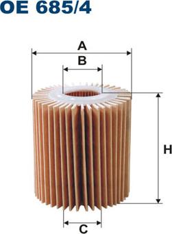 Filtron OE685/4 - Масляный фильтр parts5.com