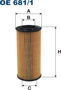 Filtron OE 681/1 - Гидрофильтр, автоматическая коробка передач parts5.com