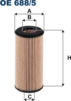 Filtron OE 688/5 - Масляный фильтр parts5.com