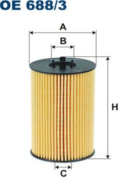 Filtron OE688/3 - Масляный фильтр parts5.com