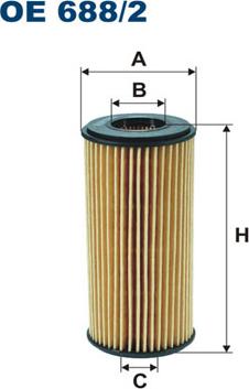 Filtron OE688/2 - Масляный фильтр parts5.com