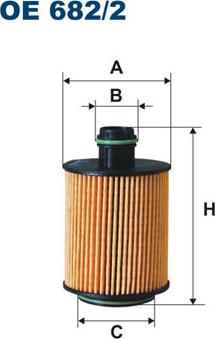 Filtron OE682/2 - Масляный фильтр parts5.com