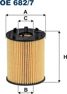 Filtron OE 682/7 - Масляный фильтр parts5.com